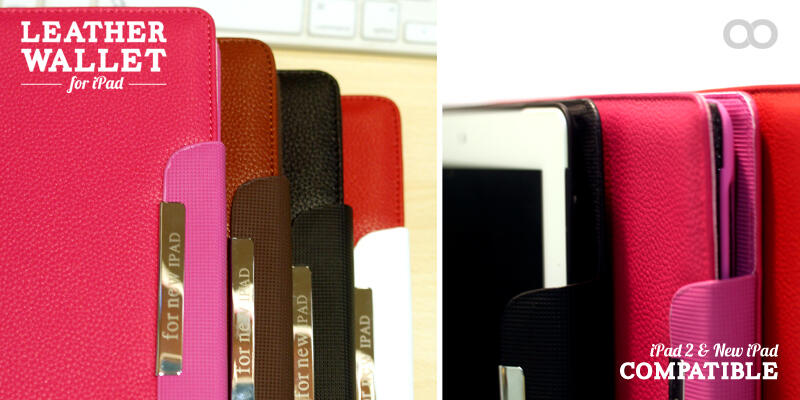 iLeather Wallet and Origin Case for iPad 2 / New iPad