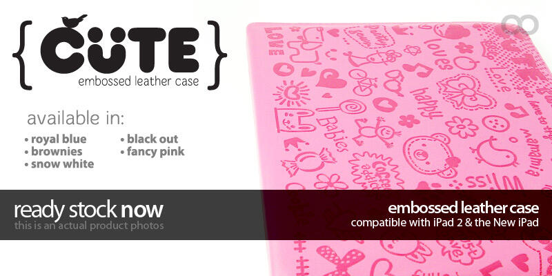 Cute Case for iPad 2 / New iPad