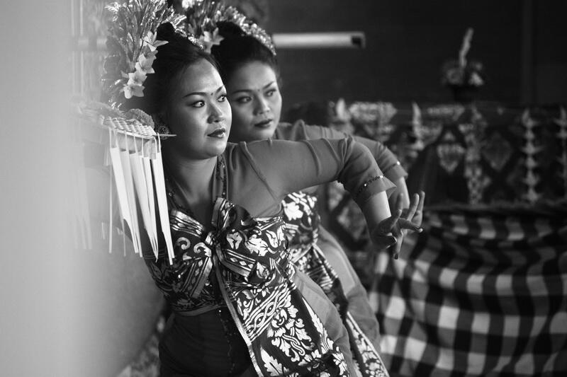 black and white are more colorfull than people tought. balinese dances