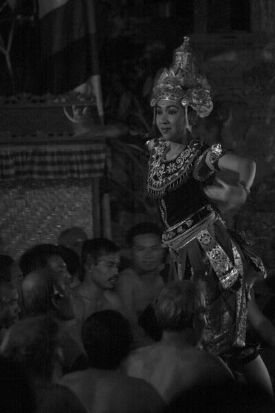 black and white are more colorfull than people tought. balinese dances