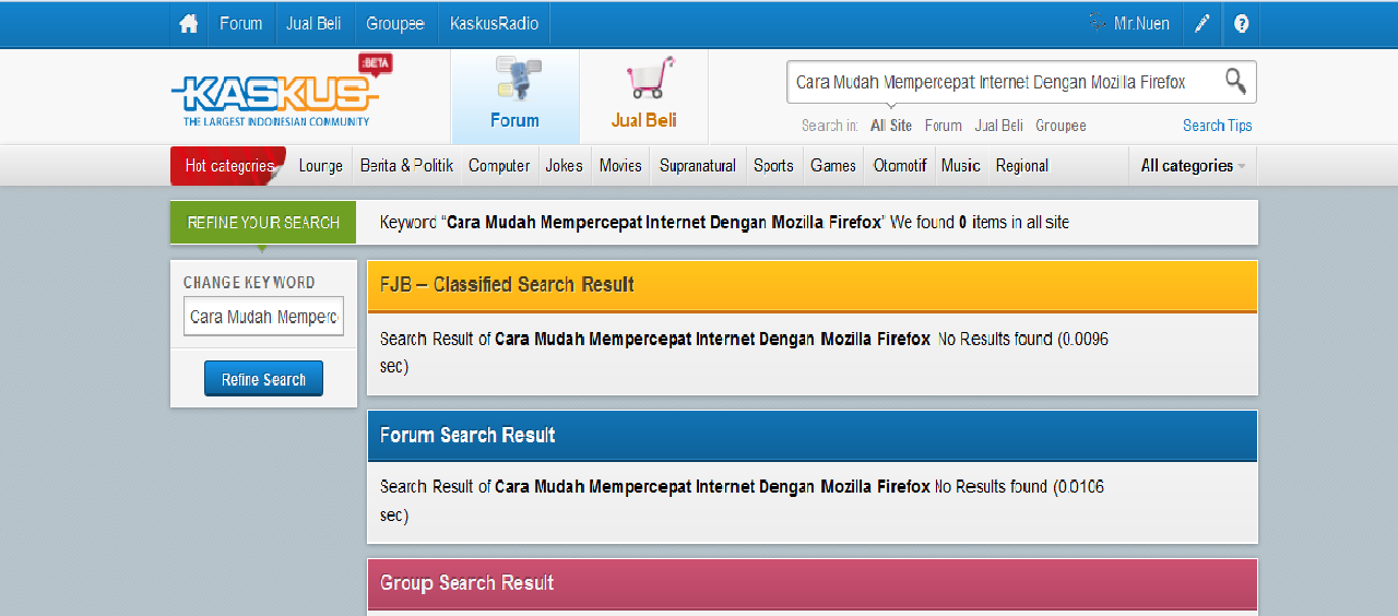 Cara Mudah Mempercepat Internet Dengan Mozilla Firefox