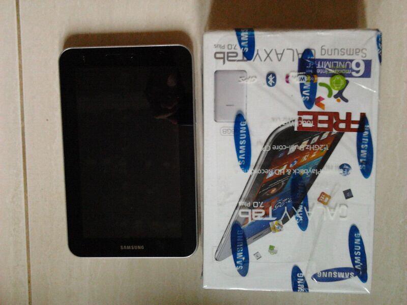 samsung tab 7" Plus P6200 second, mulus, baru pakai
