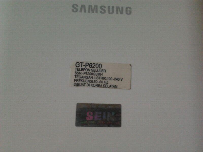 samsung tab 7" Plus P6200 second, mulus, baru pakai