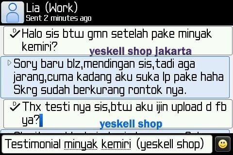 Minyak kemiri (MENUMBUHKAN RAMBUT BOTAK)