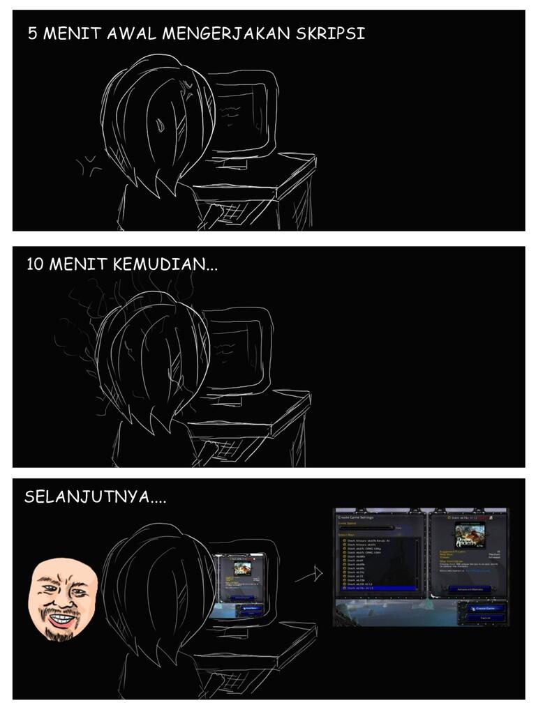 KOMIK MAHASISWA TINGKAT AKHIR