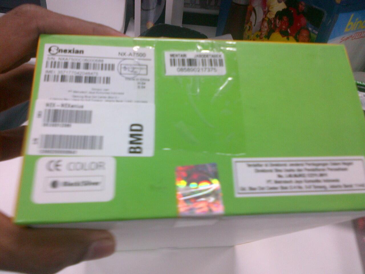 Jual Tablet Nexian Genius NX-A7500 Baru, Segel, Garansi Resmi (1.7 juta)