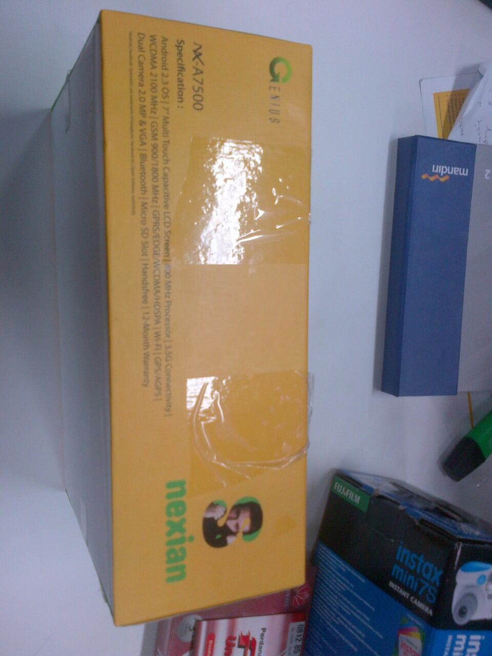 Jual Tablet Nexian Genius NX-A7500 Baru, Segel, Garansi Resmi (1.7 juta)
