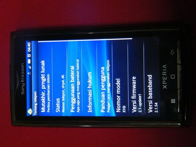 Sony Erickson X10i