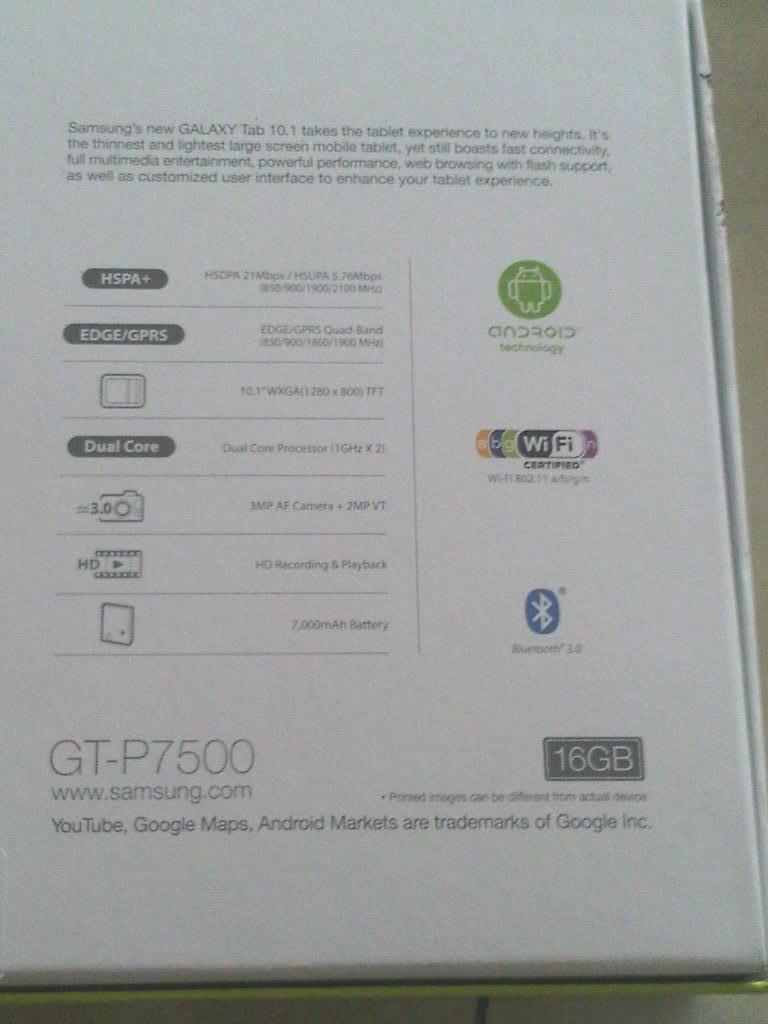 JUAL GALXY TAB 10.1