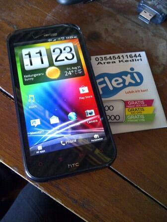 HTC REZOUND MANTAP GAN BONUS PERDANA FLEXY INTERNET 60HR
