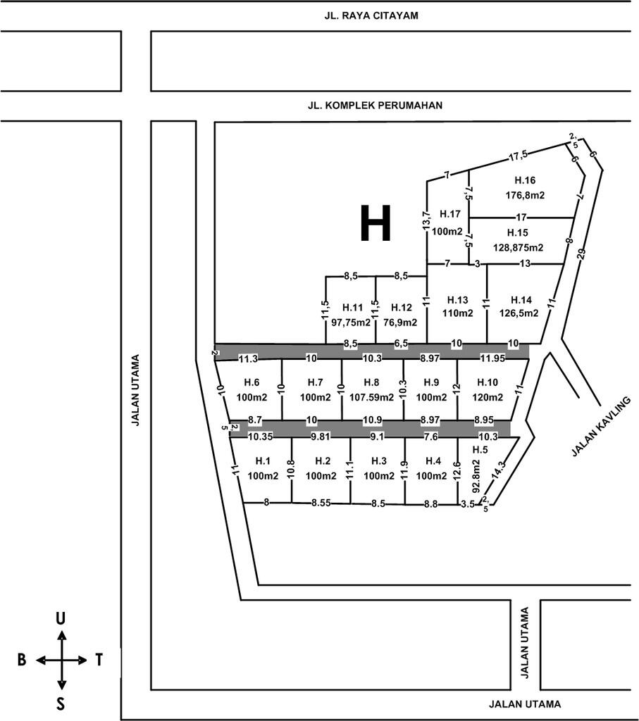 KAVLING TANAH DIJUAL CASH / KREDIT ( 10 Unit lagi
.)