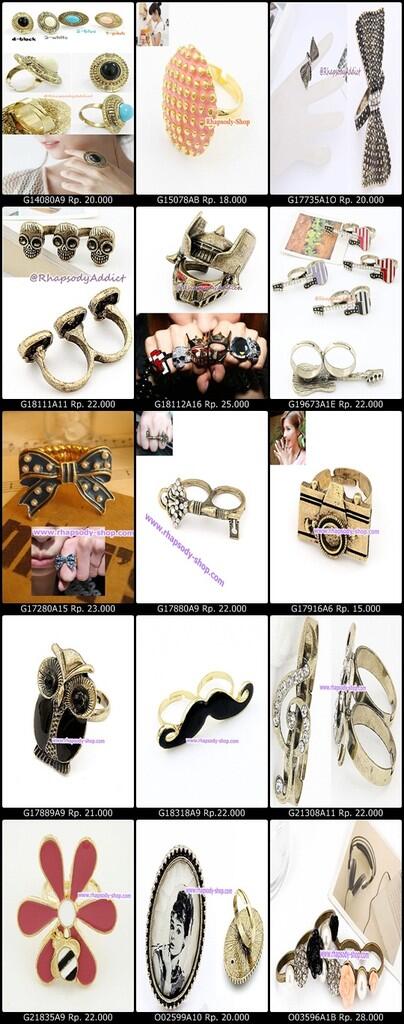 JUAL aksesoris/accessories impor KOREA HONGKONG murah merah!