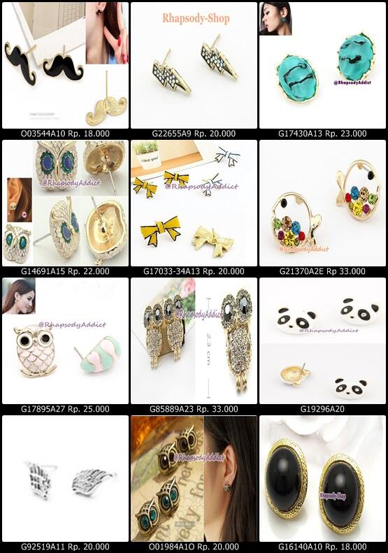 JUAL aksesoris/accessories impor KOREA HONGKONG murah merah!
