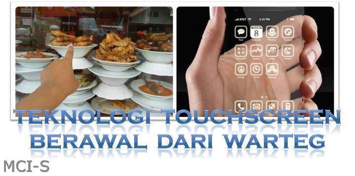 Iphone touch screen berasal dari warteg