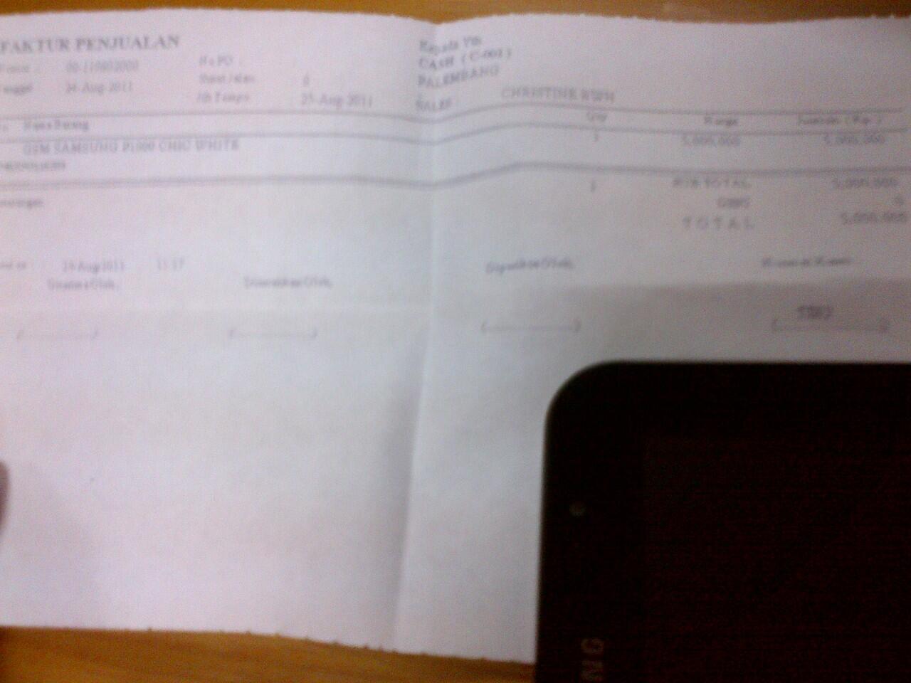 SAMSUNG GALAXY TAB P1000, FULLPACK EDITION, LENGKAP DAN MULUS