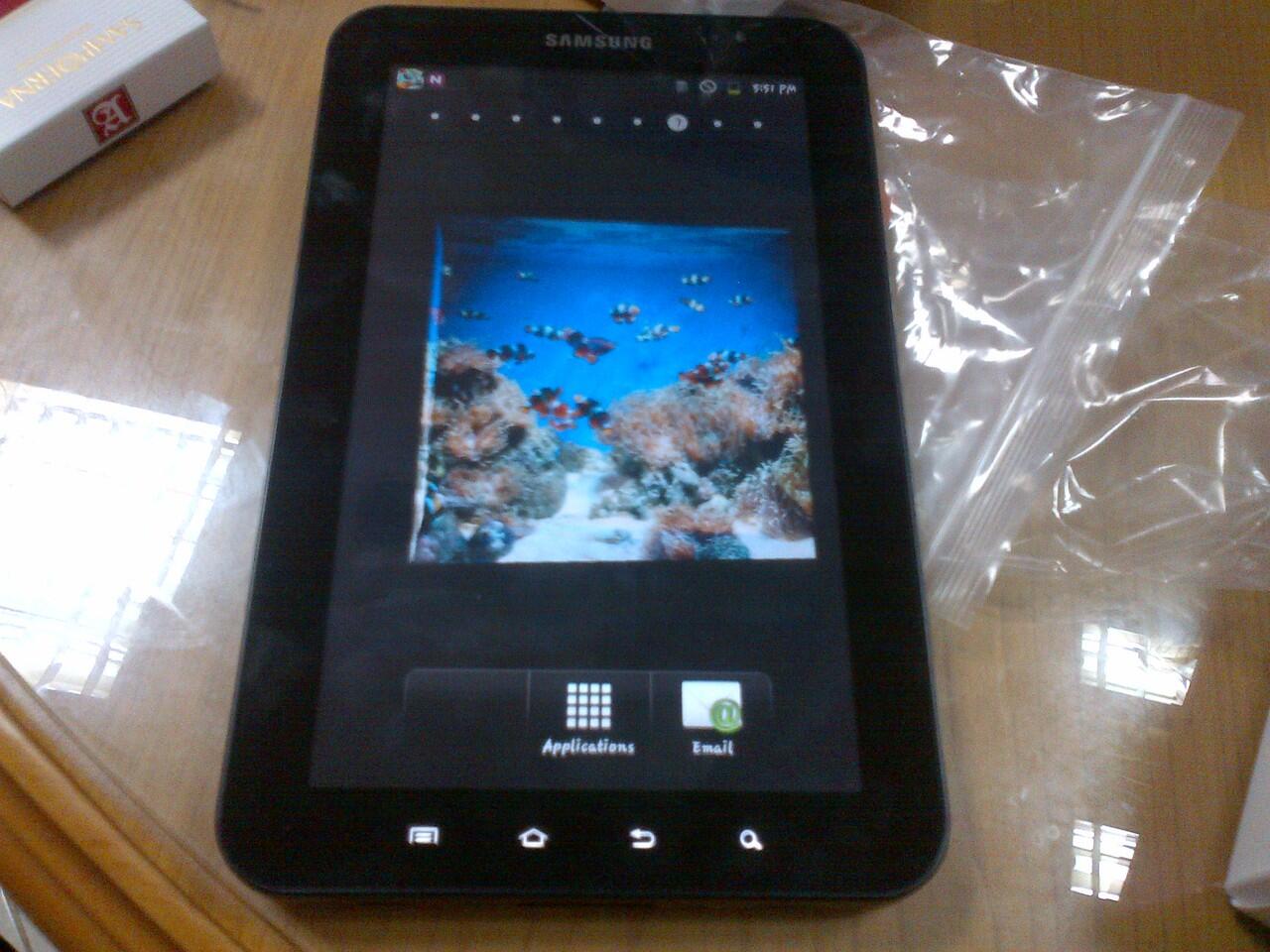 SAMSUNG GALAXY TAB P1000, FULLPACK EDITION, LENGKAP DAN MULUS