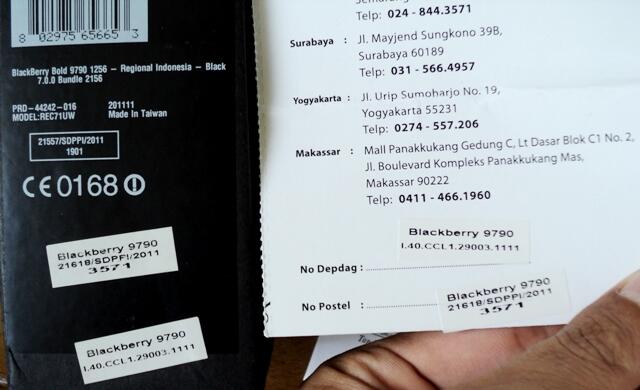 blackberry bellagio 9790 onyx 3 garansi sampai januari 2014 murah jogja