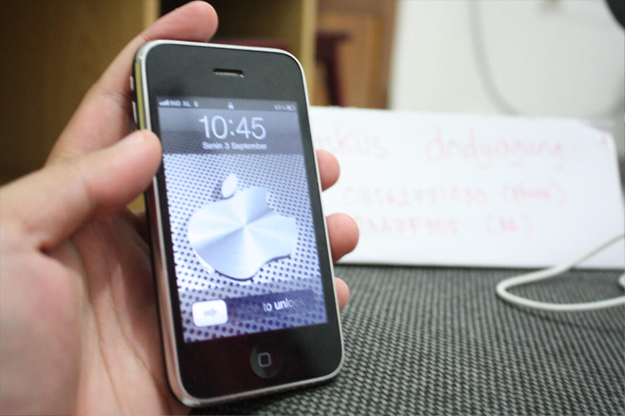 DIJUAL IPHONE 3G 8GB BLACK MURAH