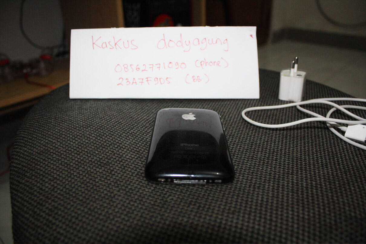 DIJUAL IPHONE 3G 8GB BLACK MURAH