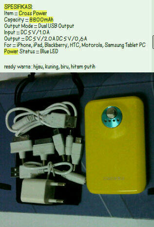 5600 & 5800 mAh HIPPO POWER BANK & 8800 mAh Cross