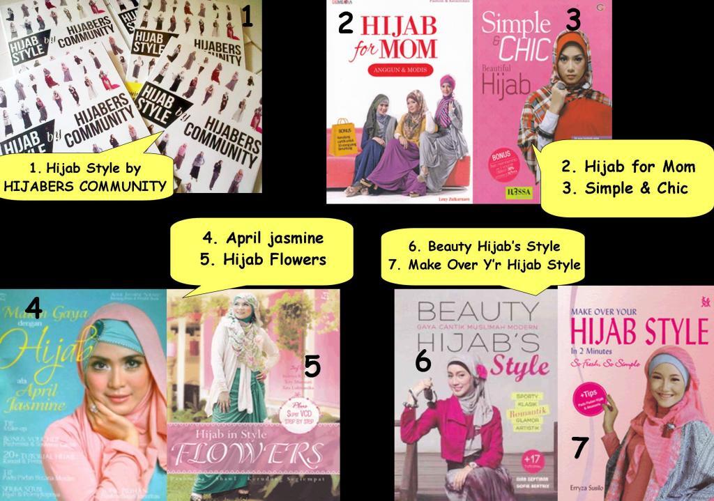 Jual Aneka Buku Tutorial Hijab Untuk Kamu Para Hijabers atau yang berkerudung