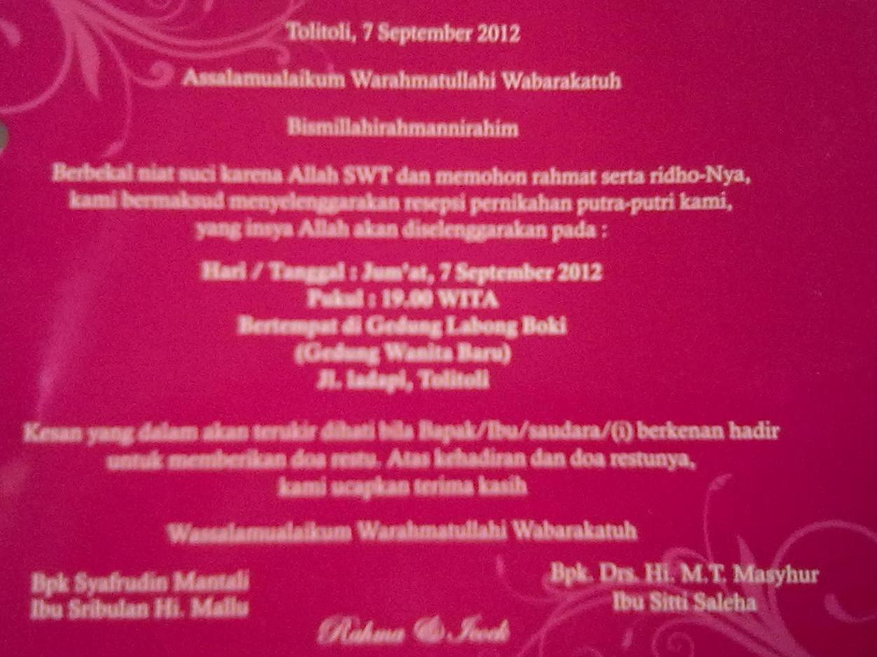 &#91;INVITATION&#93; UNDANGAN PERNIKAHAN KASKUSER