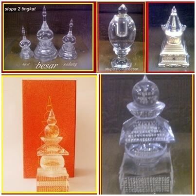 Jual Crystal Tempat Sarira Seluruh Tubuh Rahasia Hati Para Buddha.