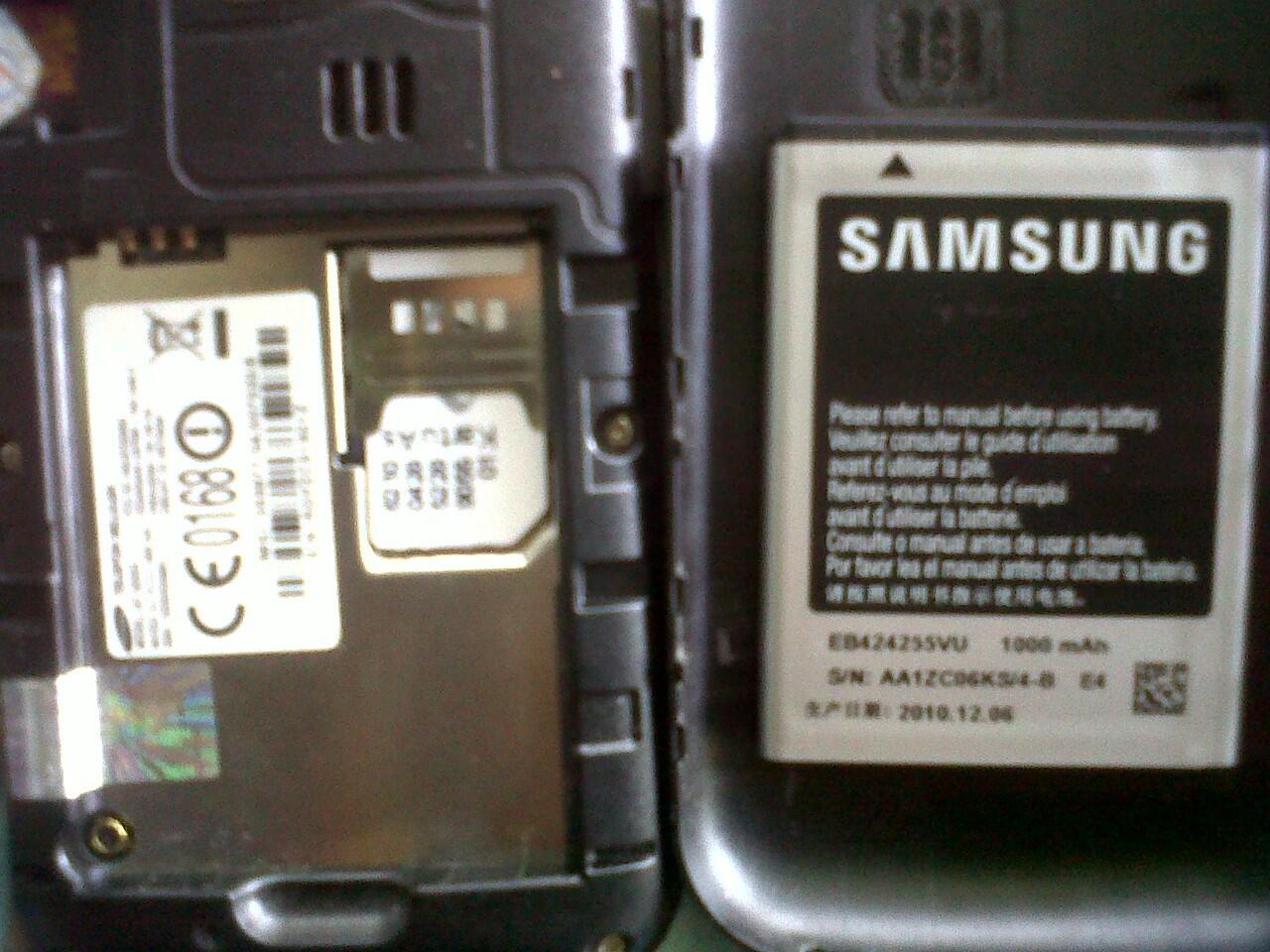 Dijual samsung chat 335 wifi dan nokia 7610
