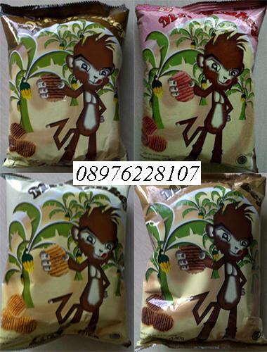 Mr Monkey Banana Chips / keripik pisang dari Lampung