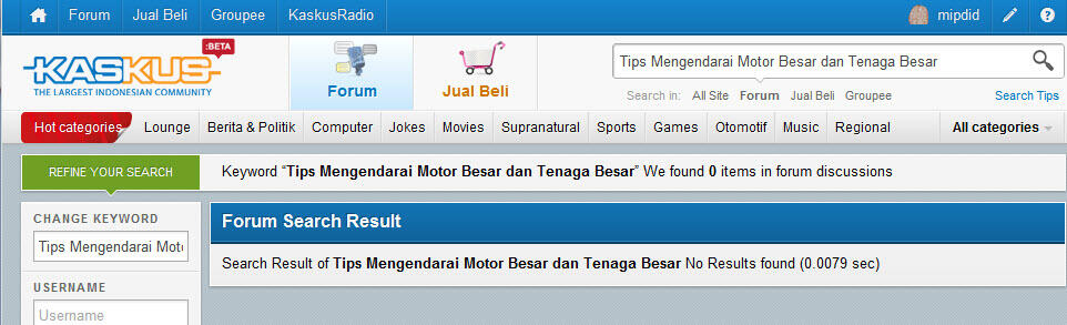 Tips Mengendarai Motor Besar dan Tenaga Besar