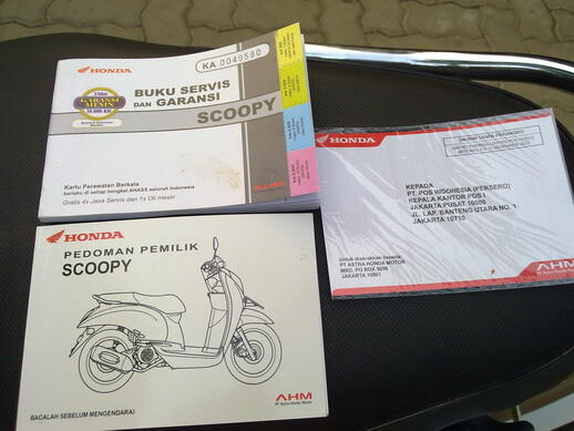 JUAL HONDA SCOOPY 2012 BULAN 4