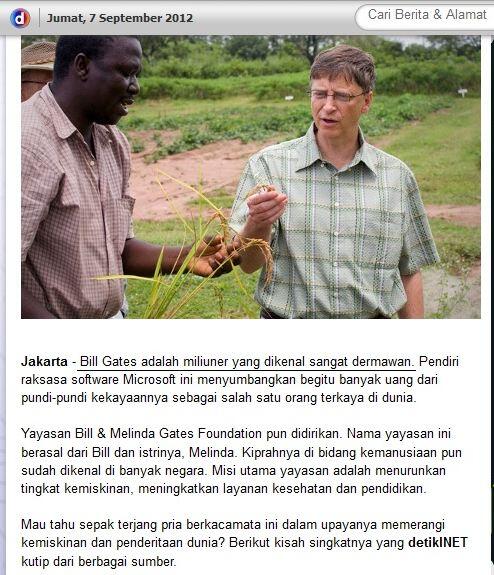 RAHASIA BILL GATES BISA KAYA RAYA SEDUNIA