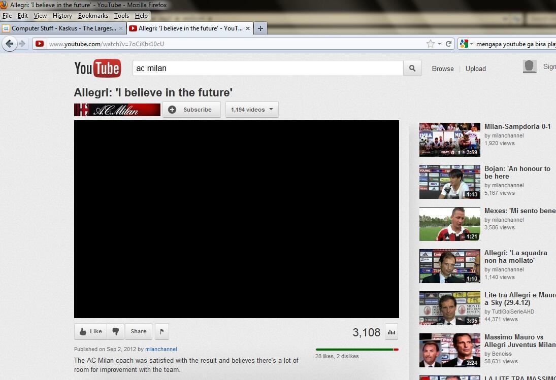 &#91; Help &#93; Gan, ane ga bisa Muter Youtube.. gmn ya??