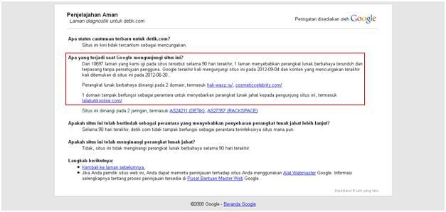 Taukah kamu: Bahwa website yg sering kita kunjungi ternyata TIDAK SELAMANYA aman?