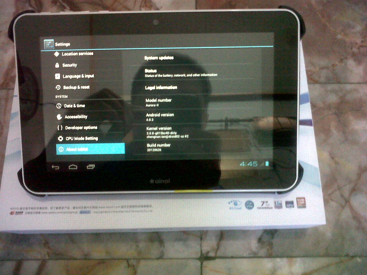 Dijual Tablet Ainol Aurora 2 (2 Hari Pakai).
