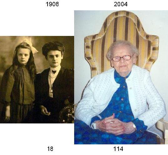 Foto Waktu Muda dan Waktu Tua Orang Orang Tertua di Dunia