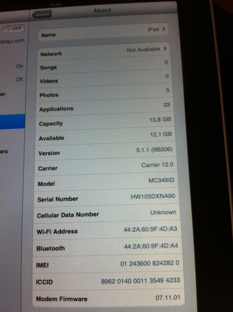 JUALMURAH ipad1 16gb wifi + 3g Mulus Komplit