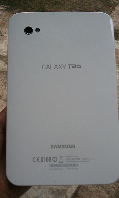 Samsung Galaxy Tab P1000 16GB 3G + Wifi Bisa Telpon & Sms Batangan Mulus Ex Garansi