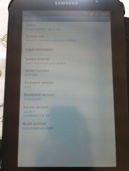 Samsung Galaxy Tab P1000 16GB 3G + Wifi Bisa Telpon & Sms Batangan Mulus Ex Garansi