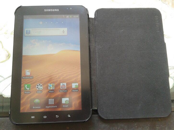 Samsung Galaxy Tab P1000 16GB 3G + Wifi Bisa Telpon & Sms Batangan Mulus Ex Garansi