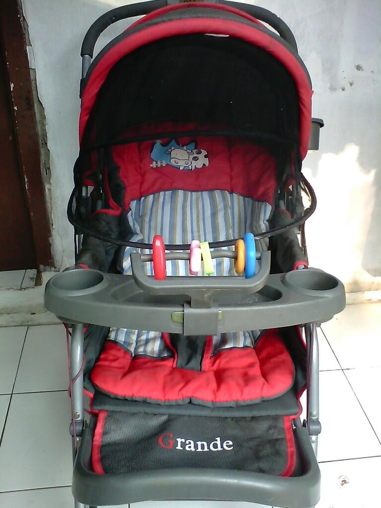 Stroller Pliko Grande 3 in 1 Multifungsi 2nd Kondisi 90%