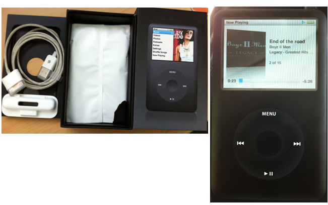 Apple iPod classic 6th Gen 80 GB & nano 4 GB 3rd gen