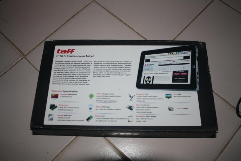 ^_^ Tablet 7inci (1Ghz, 4Gb, 512Mb Ram) WiFi Only dibawah 600K .. Masuuuuuukk Gan !!!