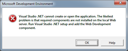 &#91;HELP&#93; Tidak bisa menambahkan web development saat install Visual Studio 2003