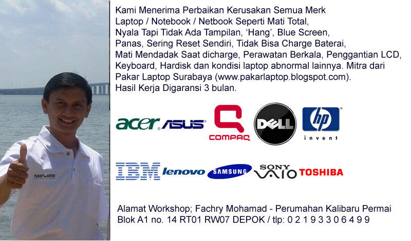 Jasa Perbaikan Laptop / Notebook Area Depok