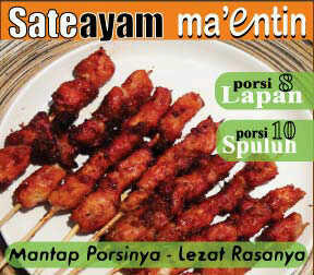 Catering Sate Ma' Entin-- Fresh From Grill( arisan, prasmanan, nikahan, acara kantor)