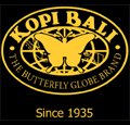 KOPI BALI cap KUPU - KUPU BOLA DUNIA