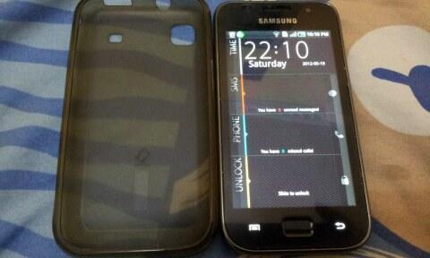 Jual Samsung Galaxy SL i9003 Black 16GB Mulus 99%