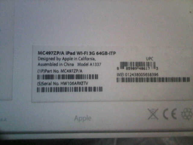 WTS iPad 1 3G + wifi 64gb MURAH!