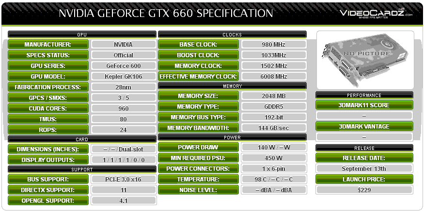 &#91;INFO&#93;VGA Nvidia GTX 660 (non) ti + Benchamrk n screenshot